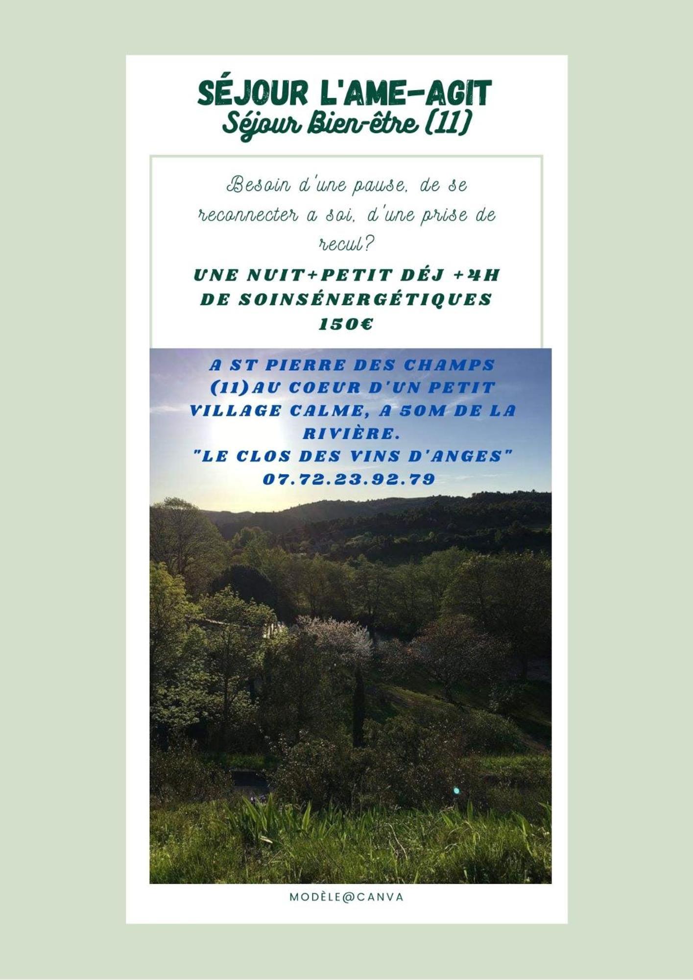 Chambre D'Hote Au Jardin Le Clos Des Vins D'Anges Saint-Pierre-des-Champs Eksteriør billede