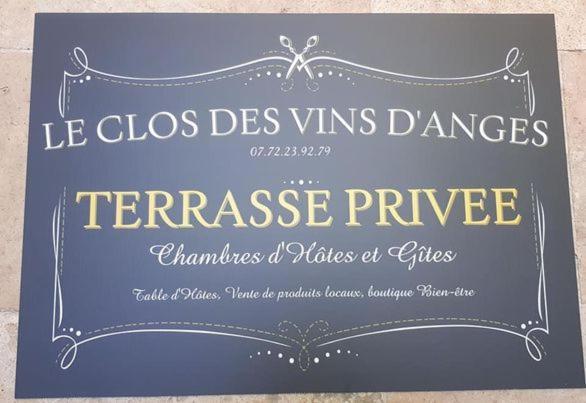 Chambre D'Hote Au Jardin Le Clos Des Vins D'Anges Saint-Pierre-des-Champs Eksteriør billede